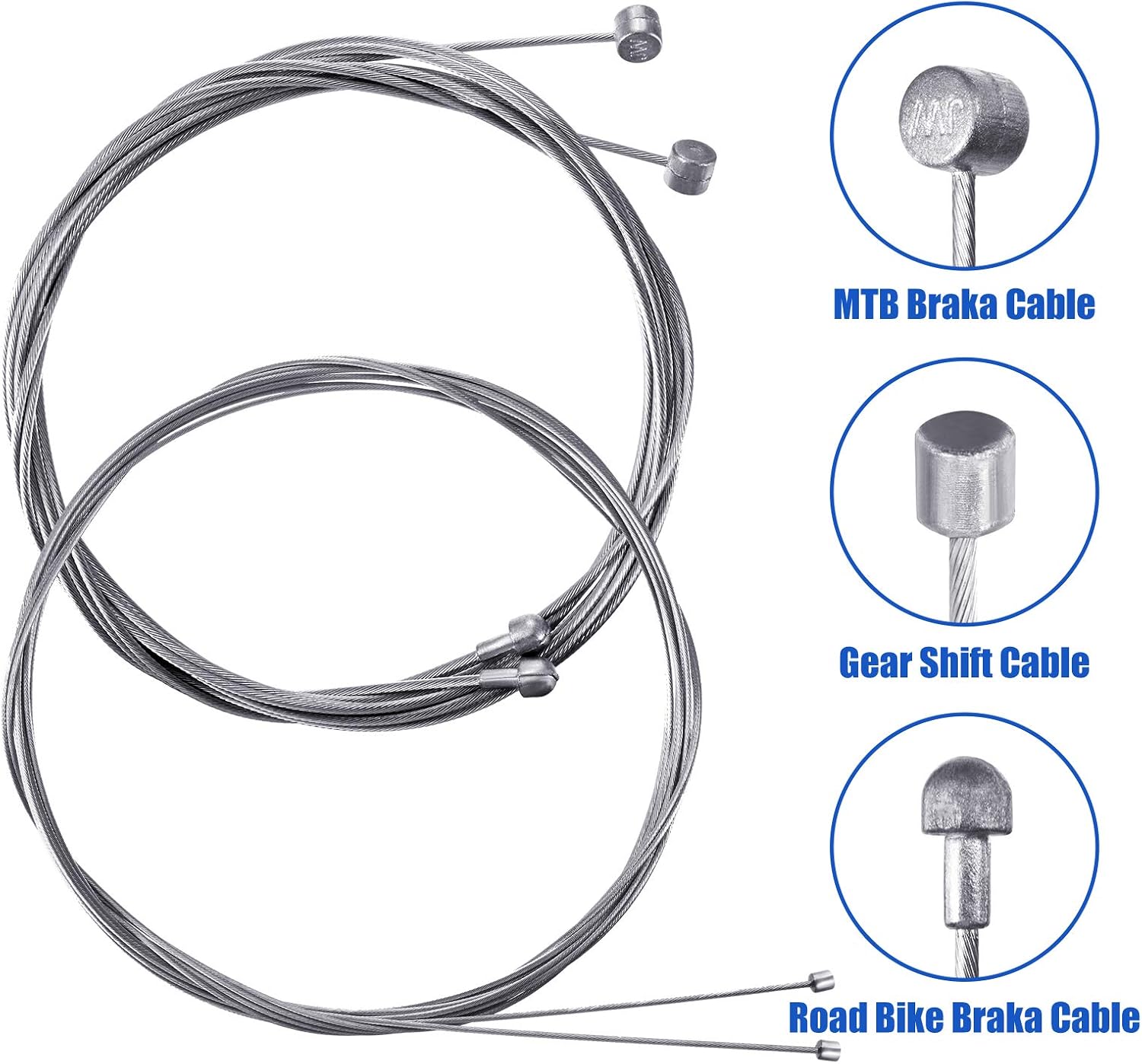 Boao Universal Bike Brake Cable Kit Bicycle Cable Housing Set