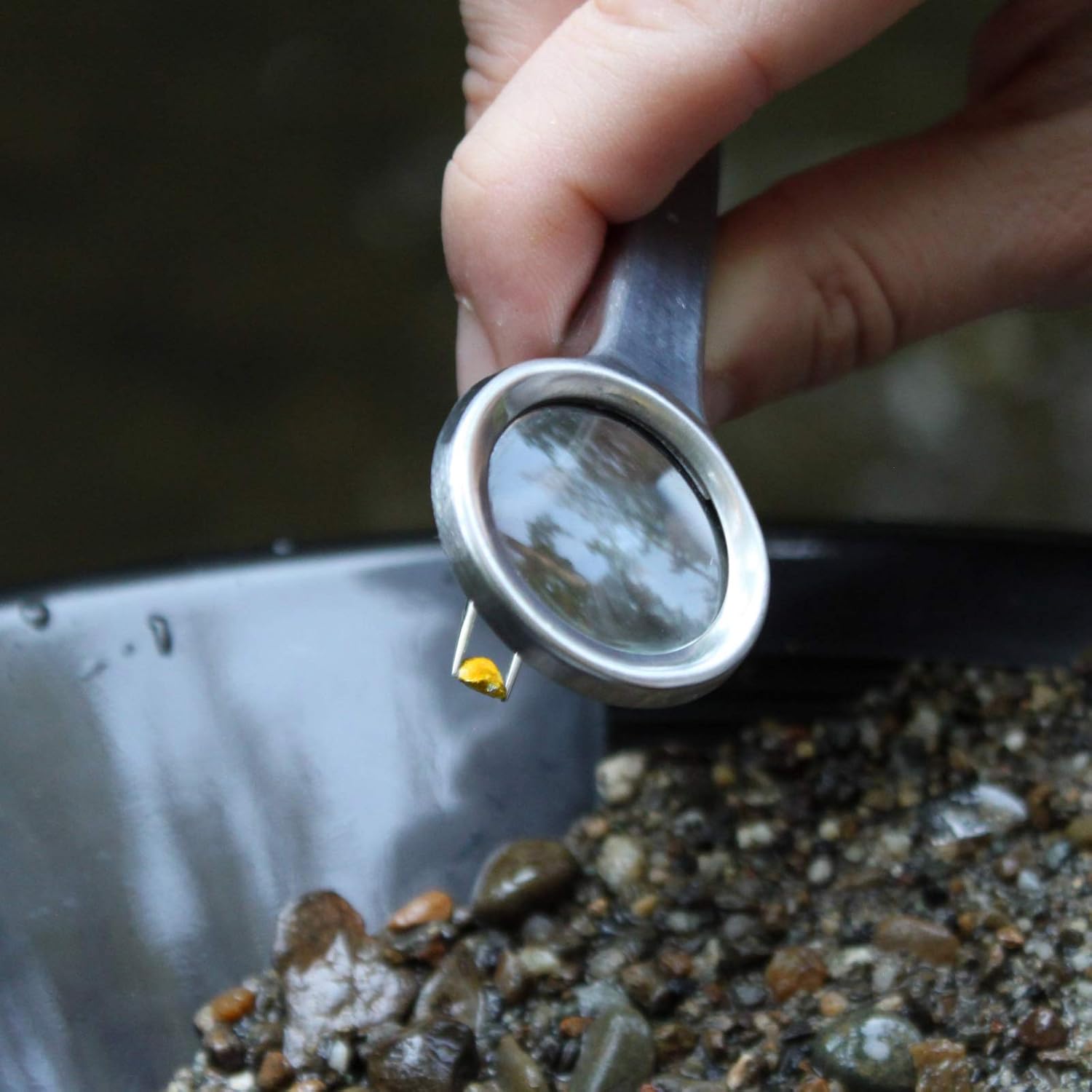 ASR Outdoor 10pc All-in-One Beginner Sluice Box Gold Panning Kit with 1/8 Classifier Screen and Gold Pans