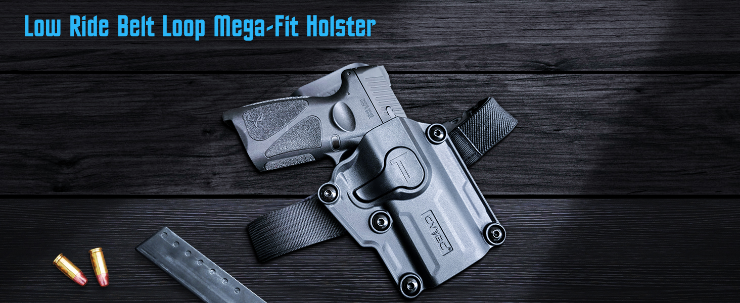Low Ride Belt Loop Mega-Fit Holster