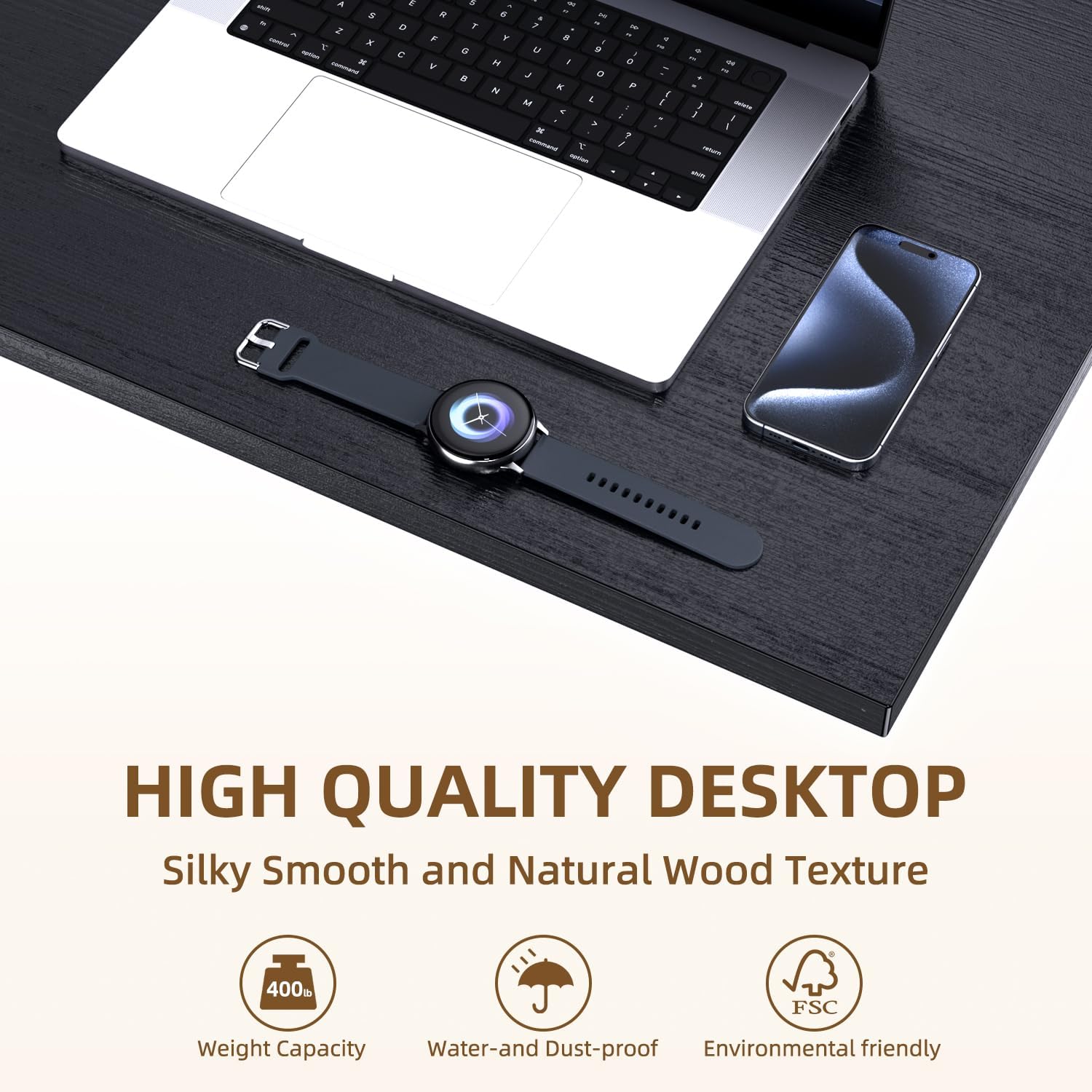 Rectangular Wood Table Top, 71x32x1 in Solid One-Piece Workbench Top | Wood Table Top Particle Board For Standing Desk, Home Office DIY Countertop, Washer Dryer, Coffee Bar And Workbench Use