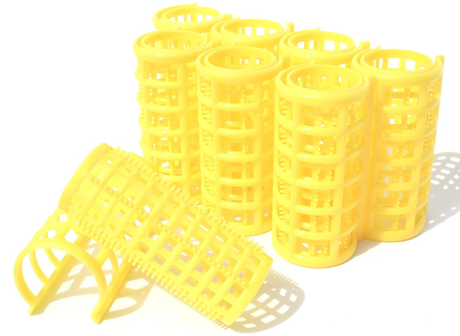 Self Grip Holding Rollers Hairdressing Curlers Hair Design Sticky Cling Style For DIY Or Salon By Kamay's (30mm/1.2" Medium Size 12PCS)
