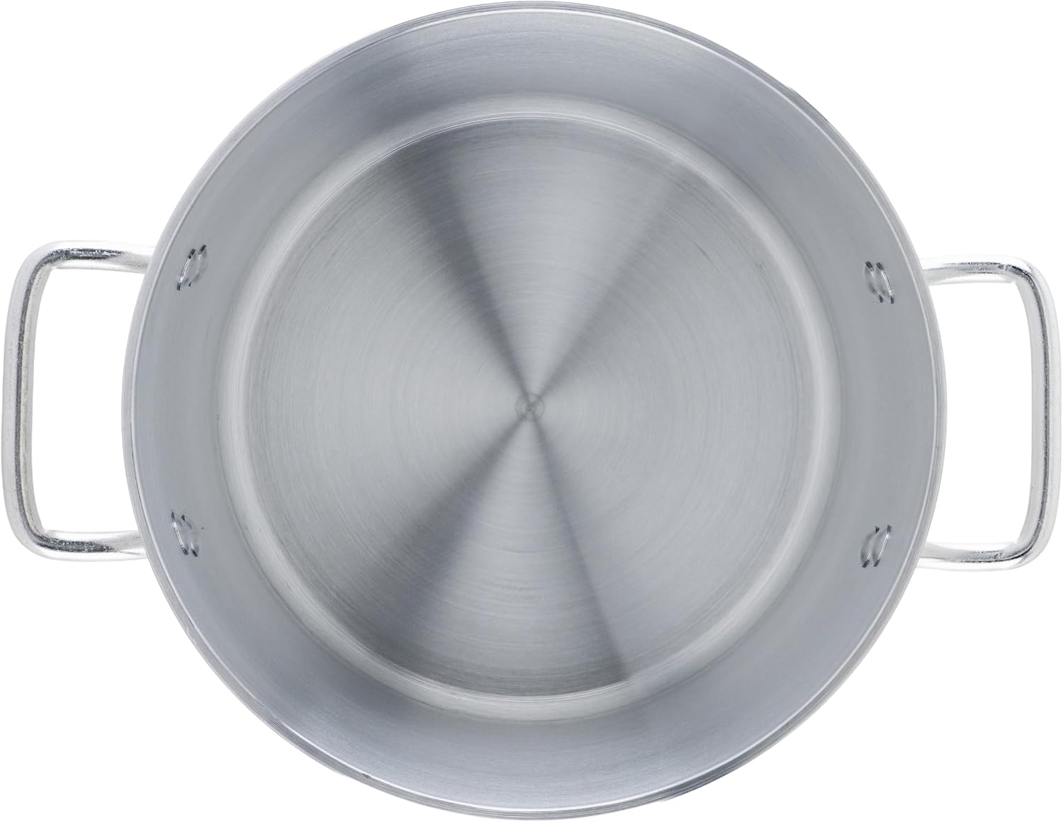 Winco 20 qt Aluminum Heavy-Duty Stock Pot | Thick walls, Riveted handles, Wide base, Great for Stocks, Soups, Pasta and Batch Cooking