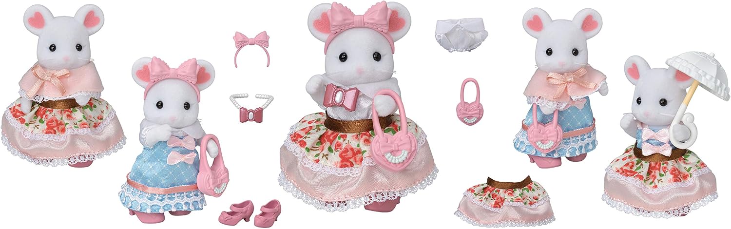 Calico Critters Fashion Playset, Town Girl Series - Sugar Sweet Collection - Unleash Fashion Creativity with This Stylish Playset!