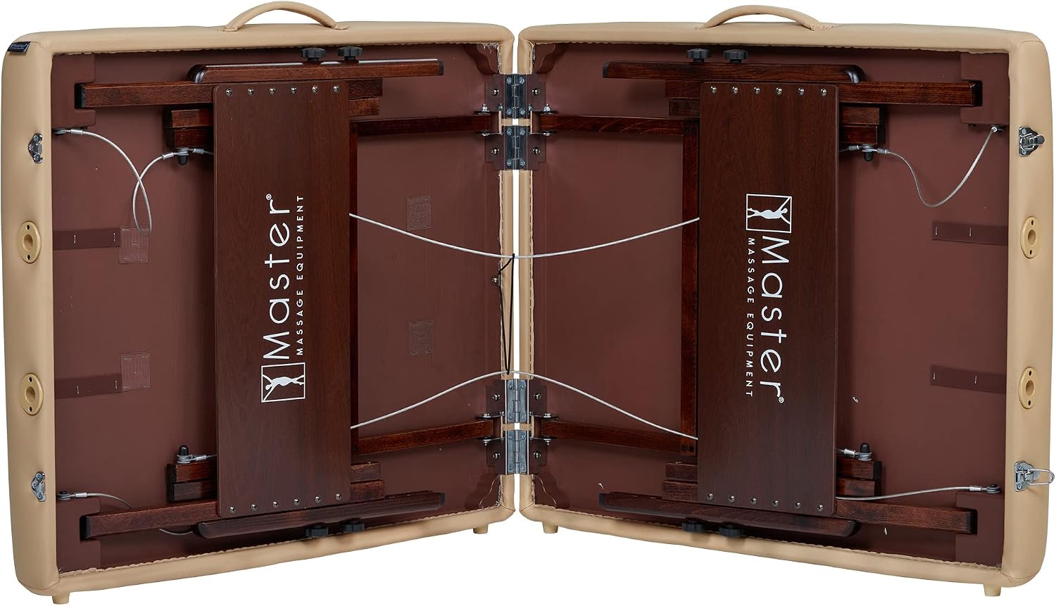 Master Massage 30" Del Ray Pro Portable Massage Table Package, Sand Color, Luxurious with 3" Thick Cushion of Foam