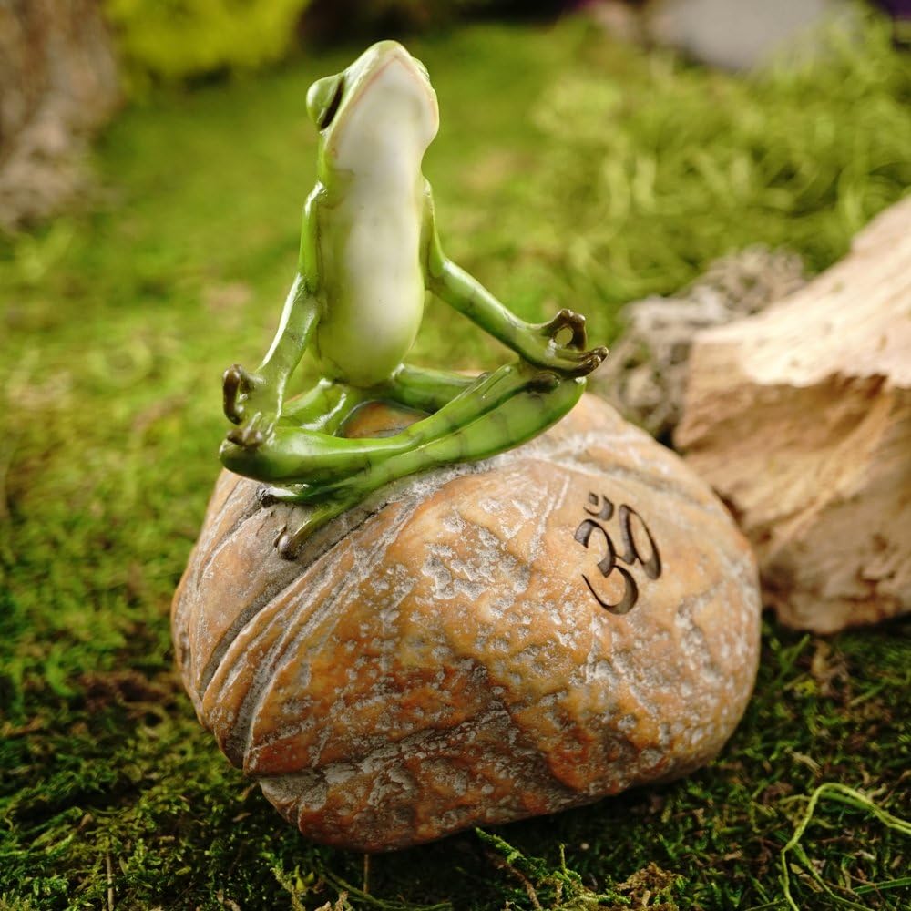 Top Collection Miniature Fairy Garden and Terrarium Statue, Mini Dragon, Green