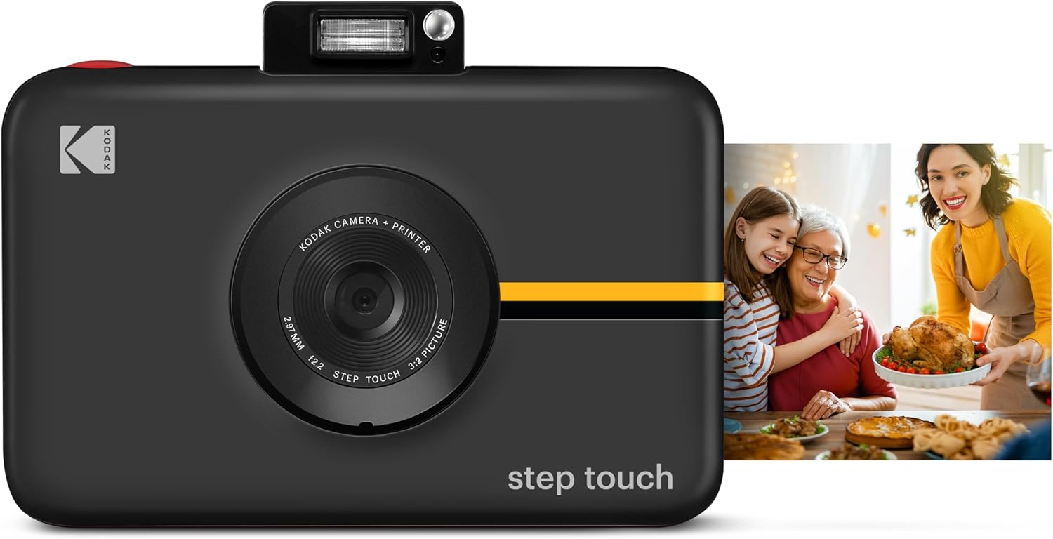 Kodak Step Touch | 13MP Digital Camera & Instant Printer with 3.5 LCD Touchscreen Display, 1080p HD Video - Editing Suite