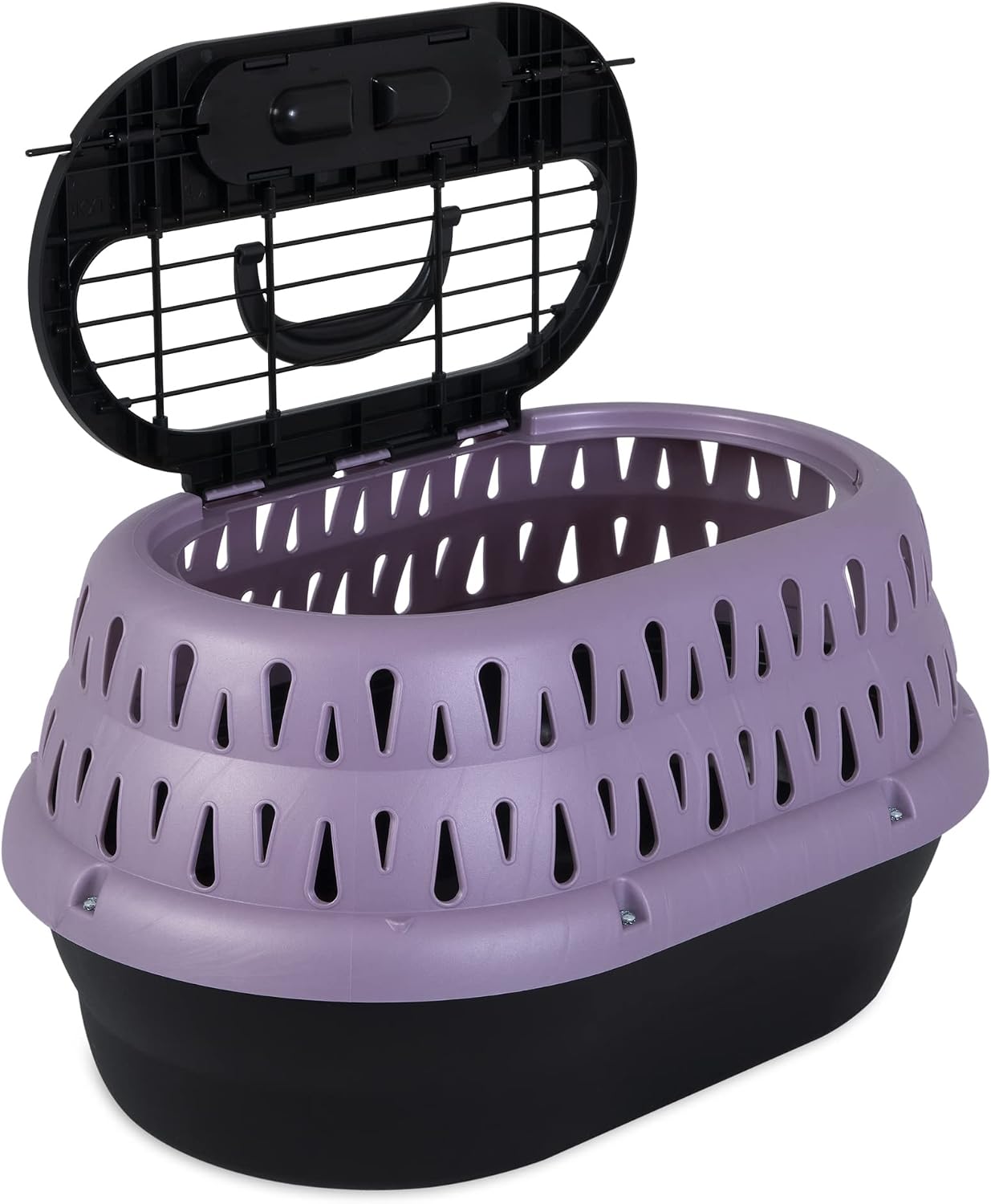 Petmate 2-Door Dog, Puppies & Cat Kennel, 19", White | Top & Front Loading, Made in USA, Extra Small