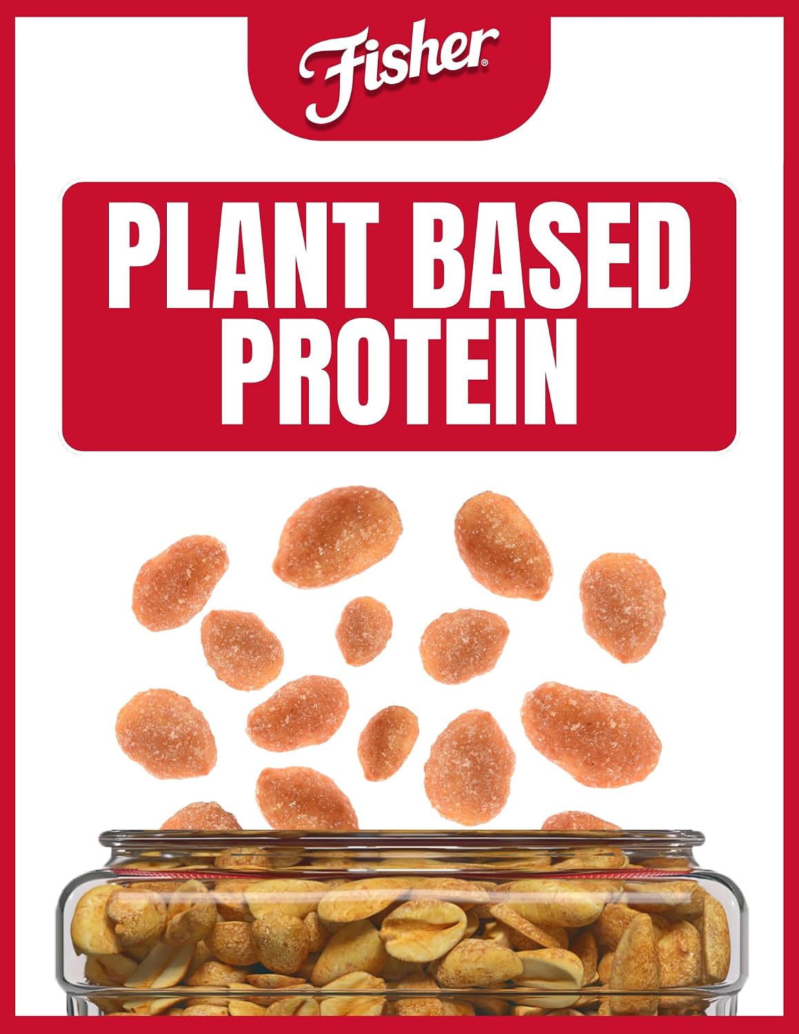 Fisher Snack Butter Toffee Peanuts, 42 Ounces (Pack of 1), No Artificial Colors or Flavors, 100% Recyclable