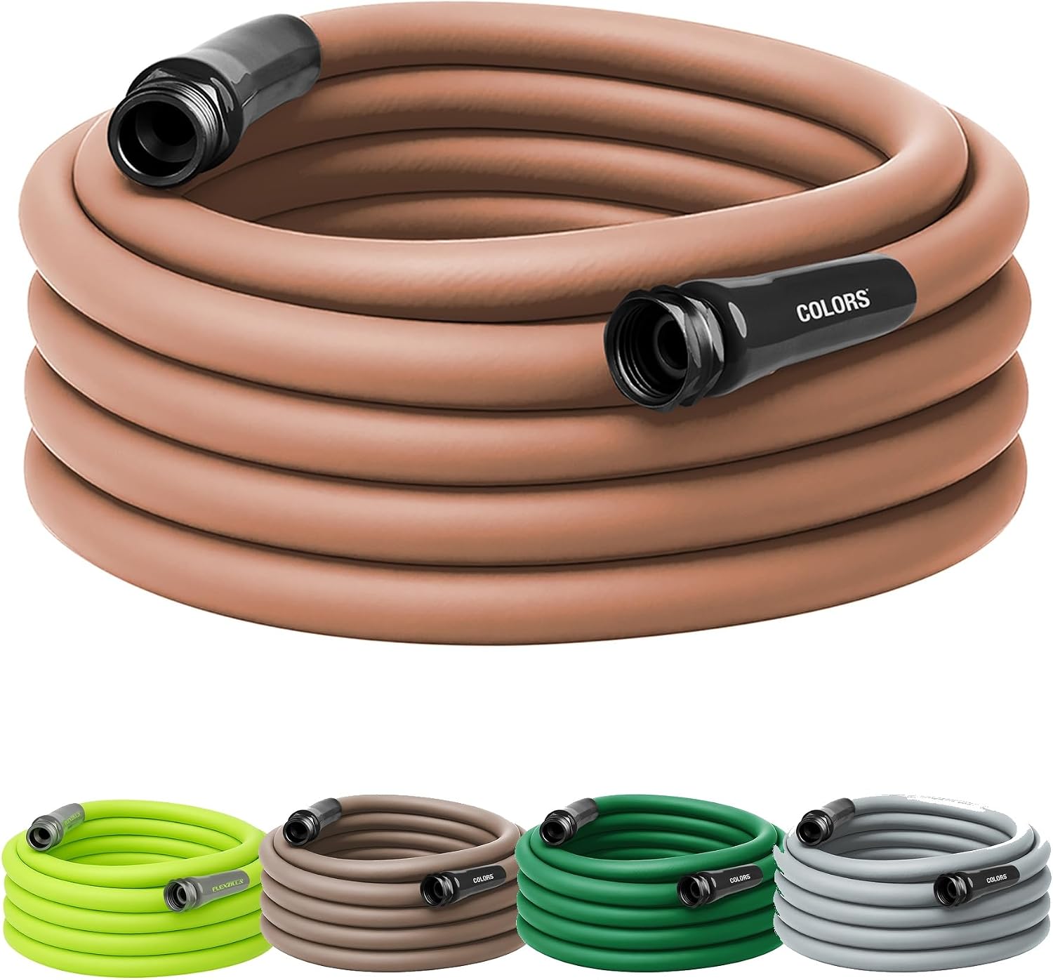 Flexzilla Garden Hose 5/8 in. x 50 ft., Lightweight All-Weather Water Hose, Durable and Flexible, Leak-Free Connections