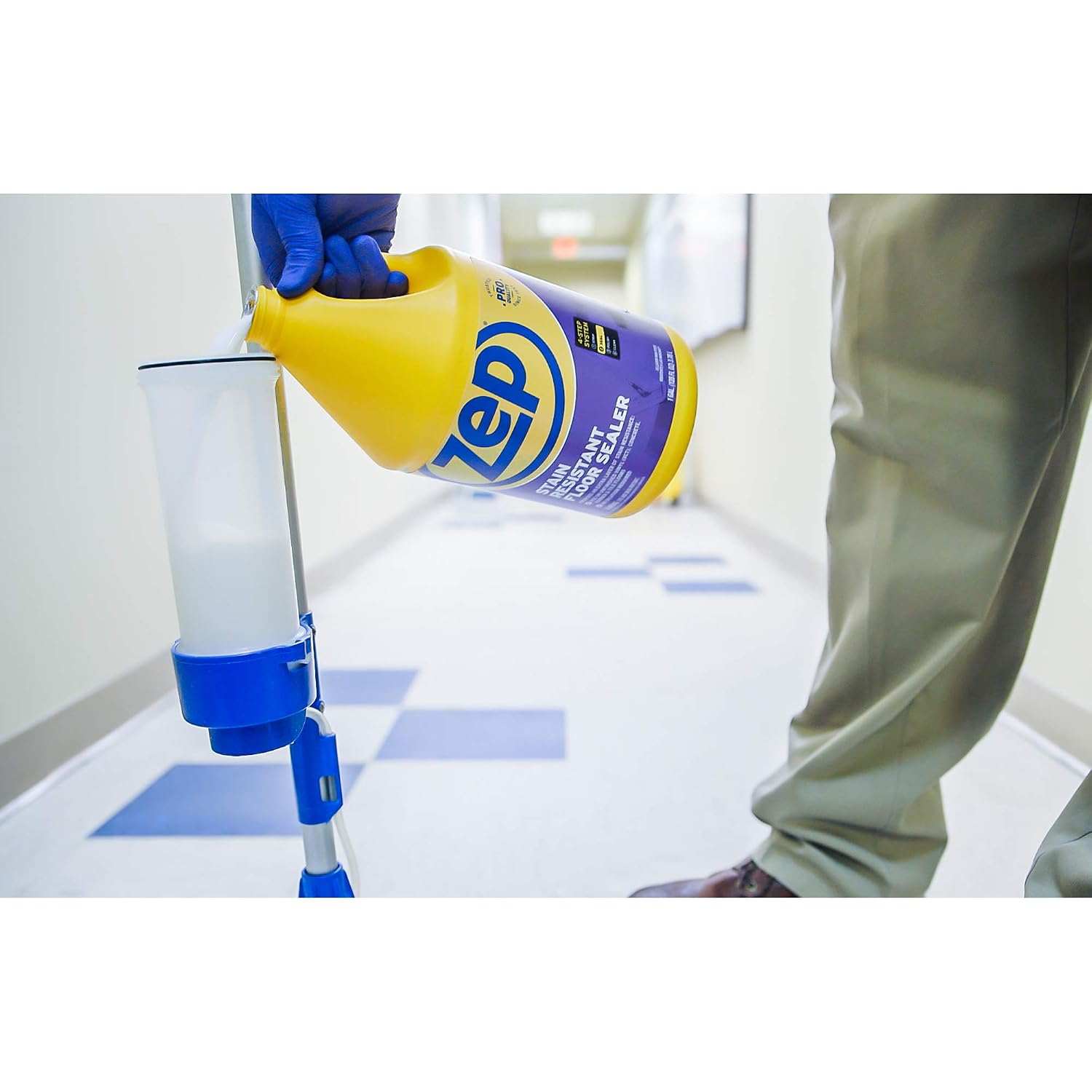 Zep Stain Resistant Floor Sealer - 1 Gallon - ZUFSLR128 - Durable, Long Lasting Seal