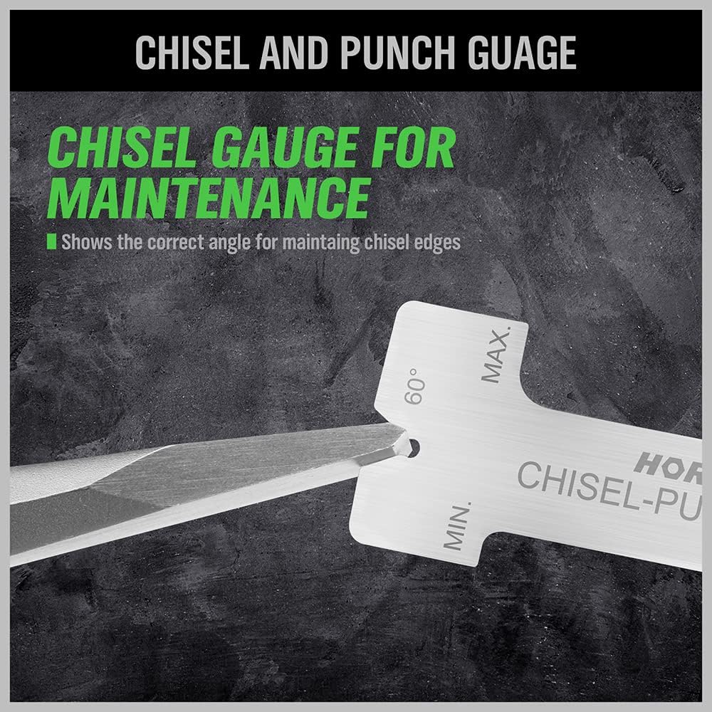 16-Piece Precision Punch & Chisel Set - Taper Punch, Pin Center Punch, Cold Chisels & Gauge for Versatile Applications