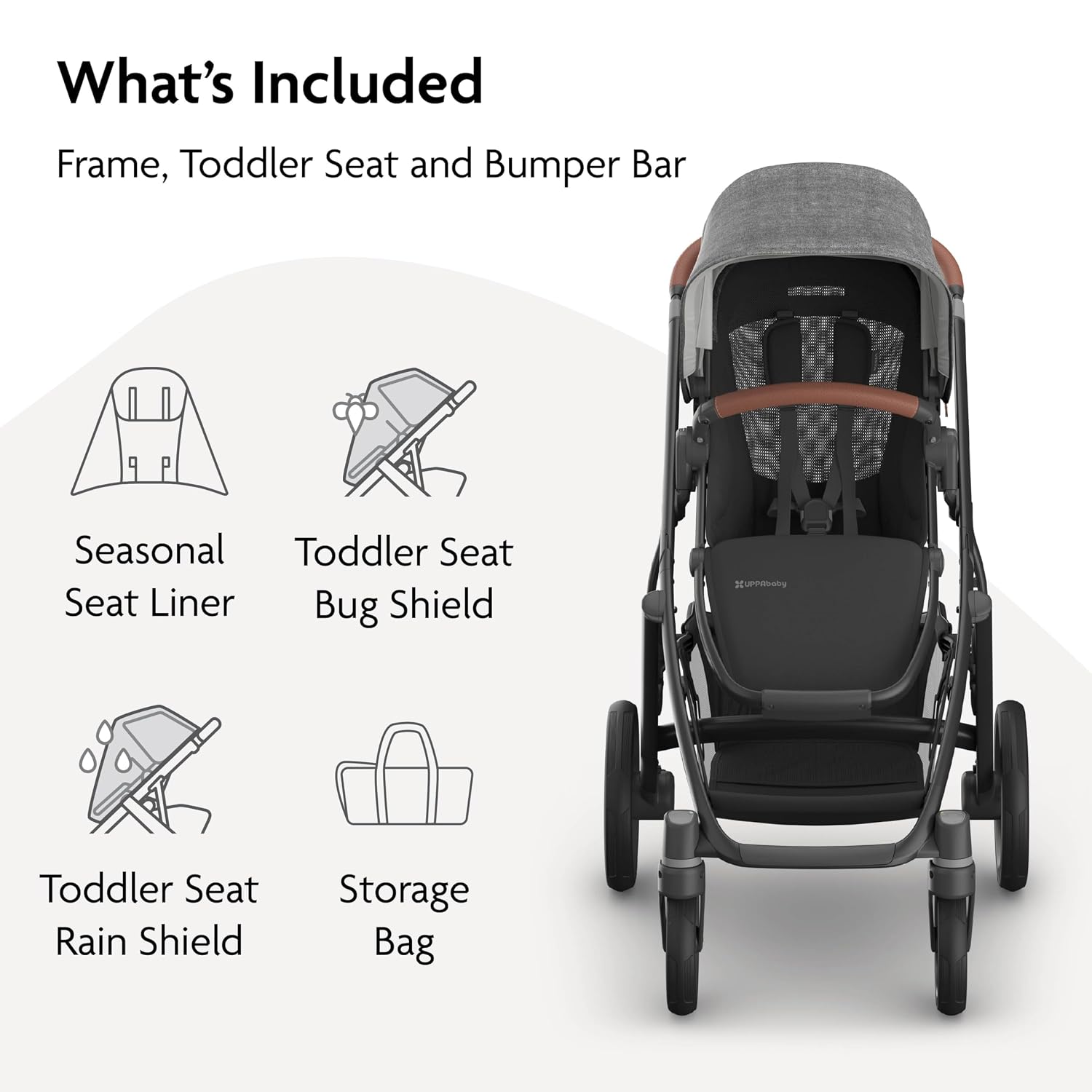 UPPAbaby Vista V3 Convertible Single-to-Double Stroller - Jake