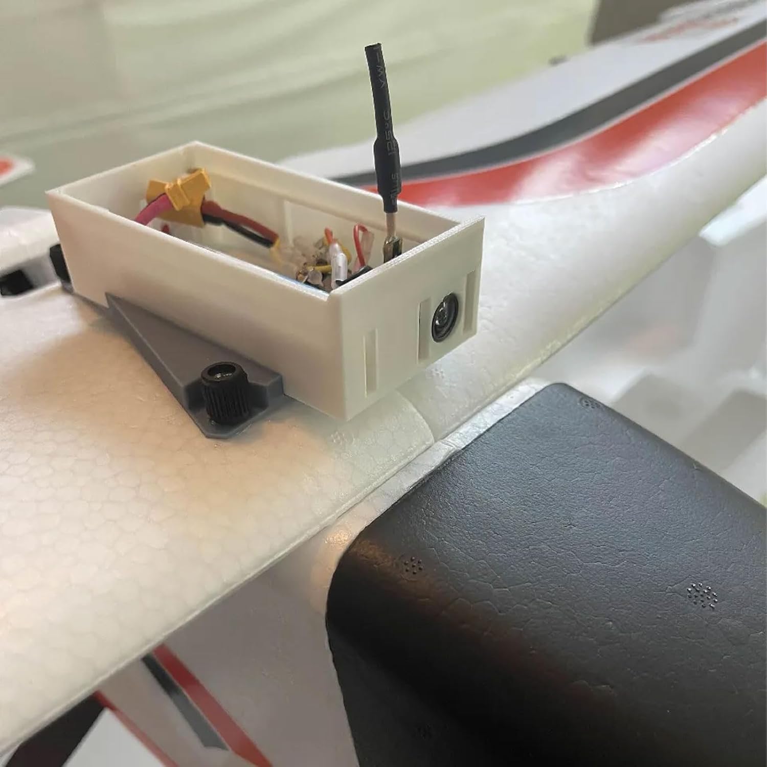 FPV Camera Mount, Easy Install Camera Bracket for Aeroscout RC Plane, Stable FPV Mounting Accessory