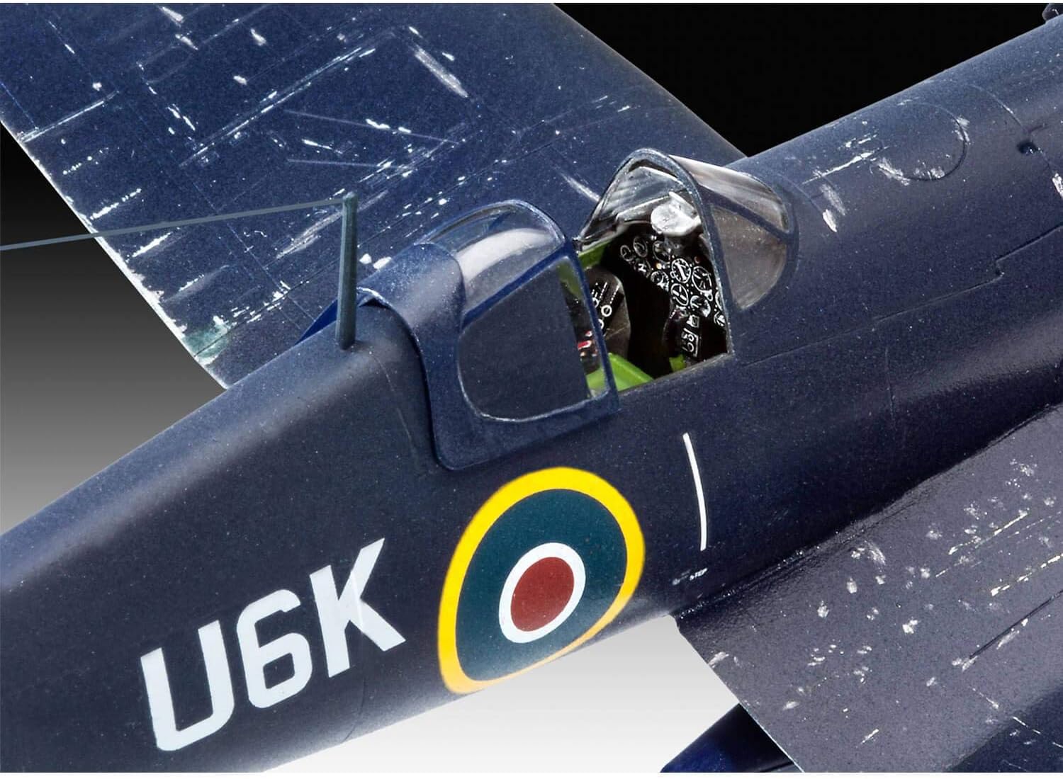 Revell 03917, Vought F4U-1B Corsair Royal Navy, 1: 72 Scale Plastic Model