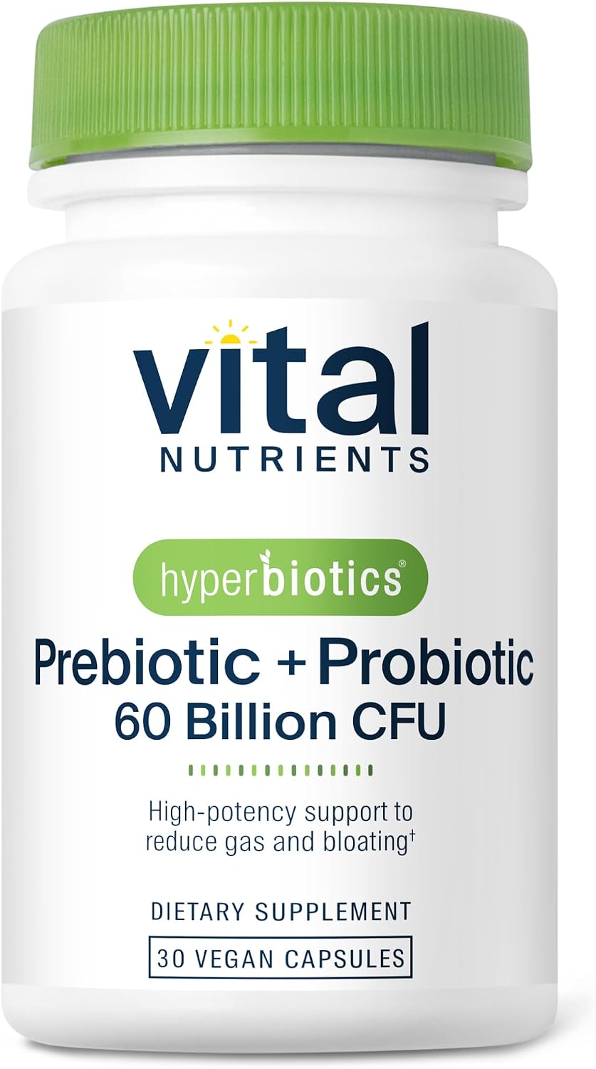 Vital Nutrients Prebiotic & Probiotic, 60 Vegan Capsules