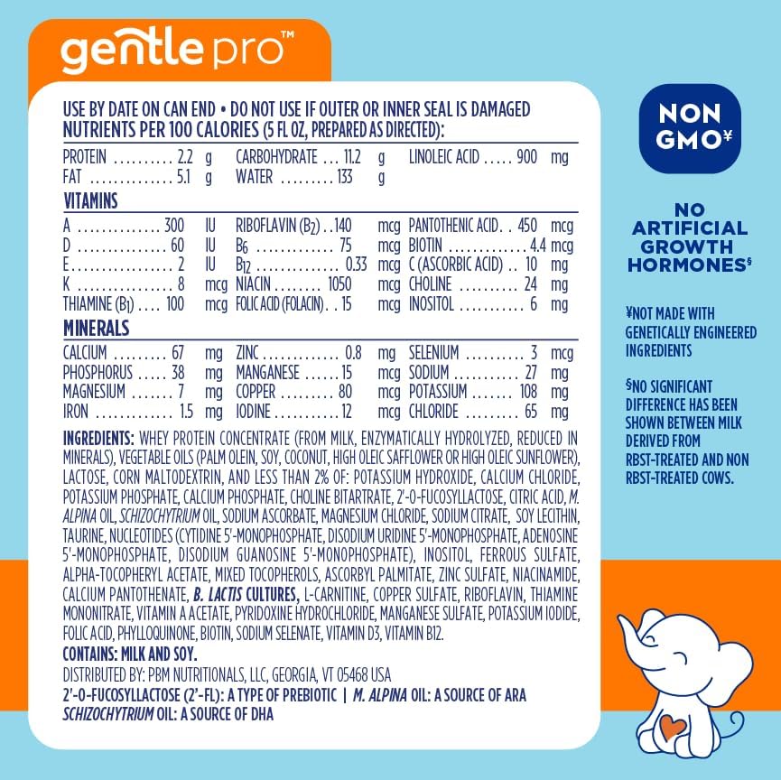 Good Start | Dr. Brown’s Gentle Pro, Baby Formula Powder for Sensitive Tummies, Easy Digestion & Softer Poops, Formula with Probiotics, DHA