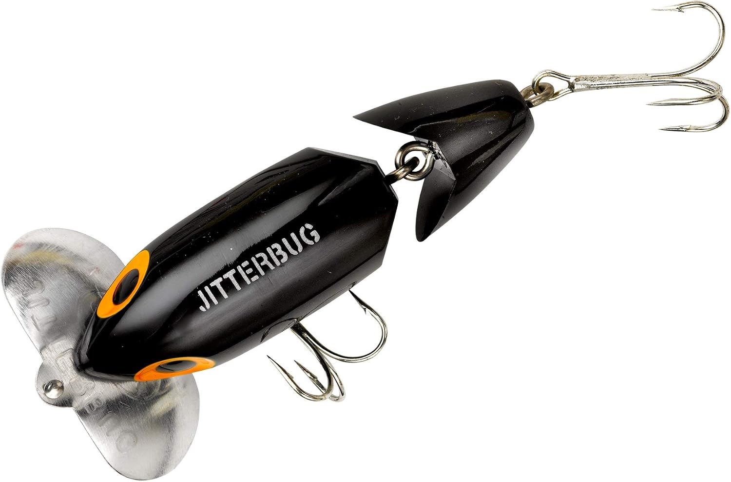 Arbogast Jitterbug Topwater Bass Fishing Lure - Excellent for Night Fishing