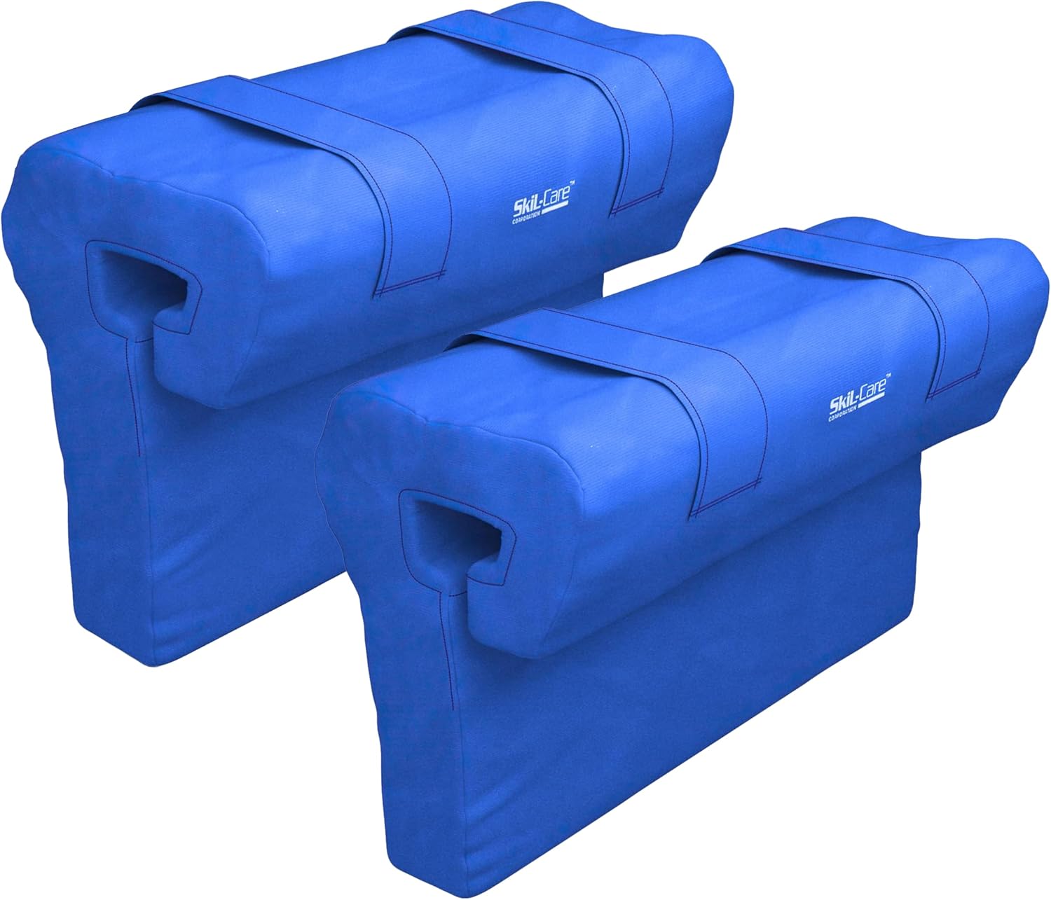 Skil-Care EZ On Foam Arm Trough, Lateral Wheelchair Support, Universal Fit | Wipe-Clean Nylon Cover, Rigid Insert, Left or Right Side, Torso Stabilization, Reduces Lateral Leaning, Facility and Home Use