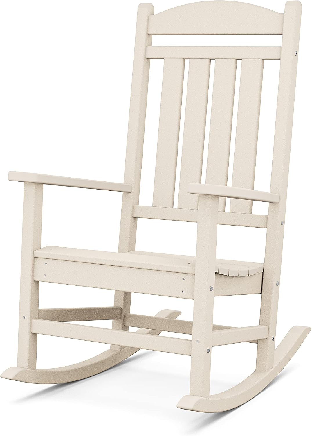 POLYWOOD Presidential Rocking Chair in White