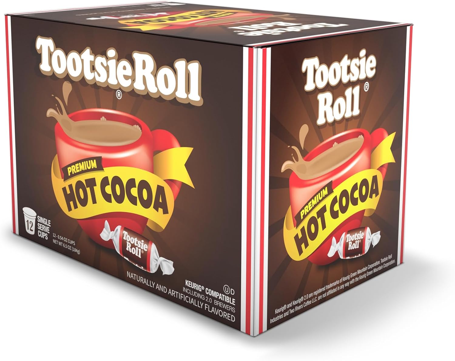 Junior Mints Chocolate Mint Flavored Hot Chocolate Pods, Compatible with 2.0 K-Cup Brewers, 12 Count - Cool Mint and Cocoa Treat