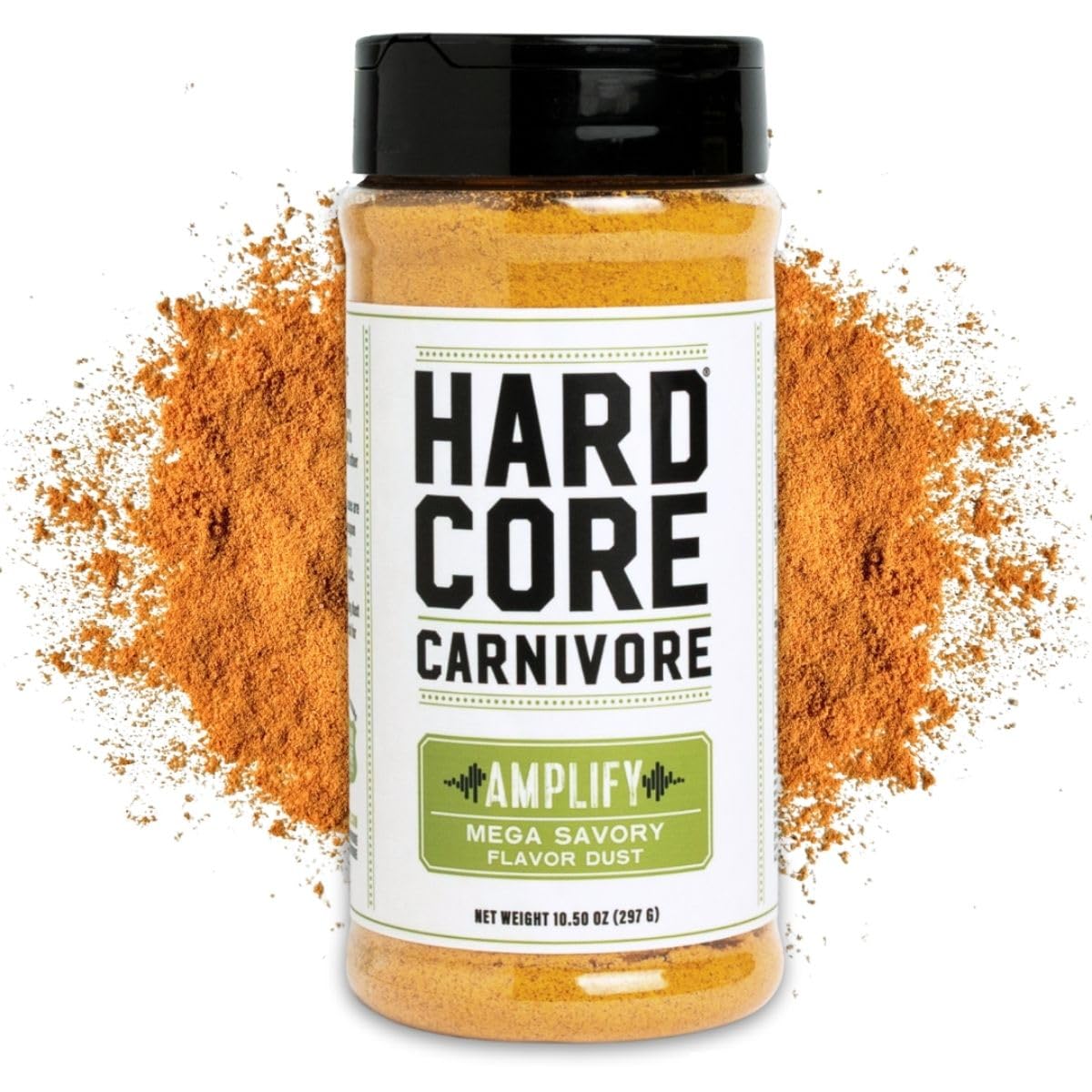Hardcore Carnivore Black | All-Purpose Beef Seasoning Rub, 13oz Shaker