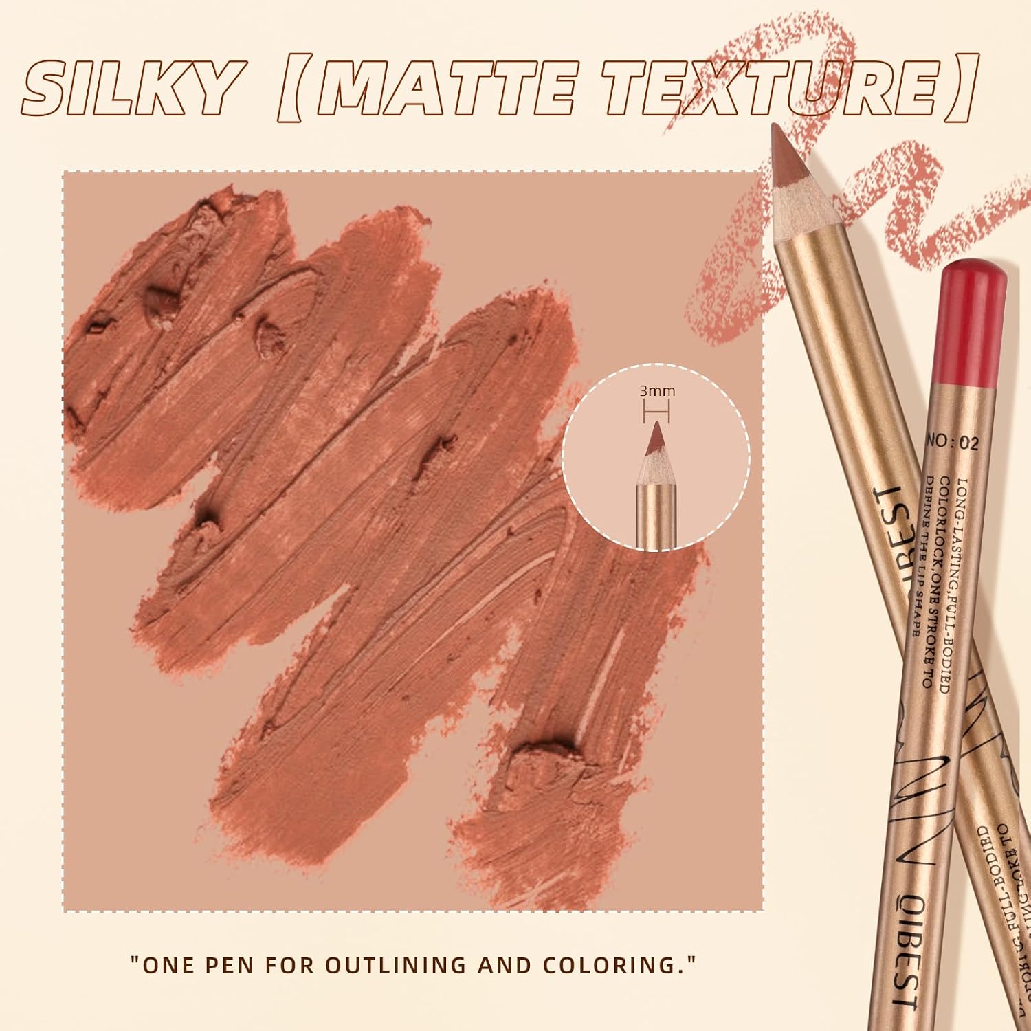 QiBest 7Pcs Matte Liquid Lipstick + 1Pcs Lip Plumper Makeup Set Kit, Pigmented Long Lasting Lip Gloss Set