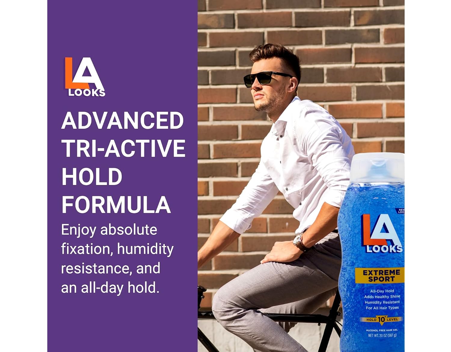 L.A. Looks Sport Activity Proof Power Gel, Mega X-Treme Hold 20 oz (Pack of1)