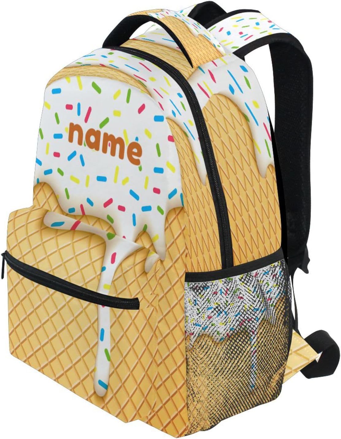 Blueangle Ice Cream Backpack for Girls, Cute School Laptop Backpack