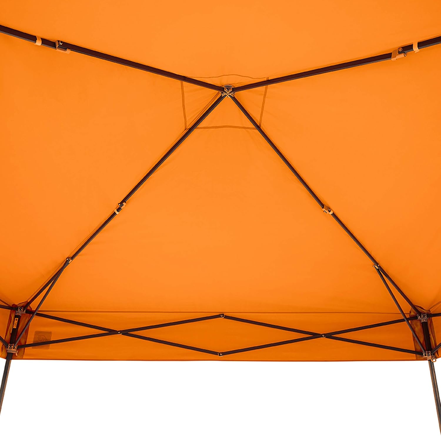 E-Z UP Pyramid Instant Shelter Canopy Pop Up Tent, 10' x 10' with Wide-Trax Roller Bag & 4 Piece Spike Set, Royal Blue