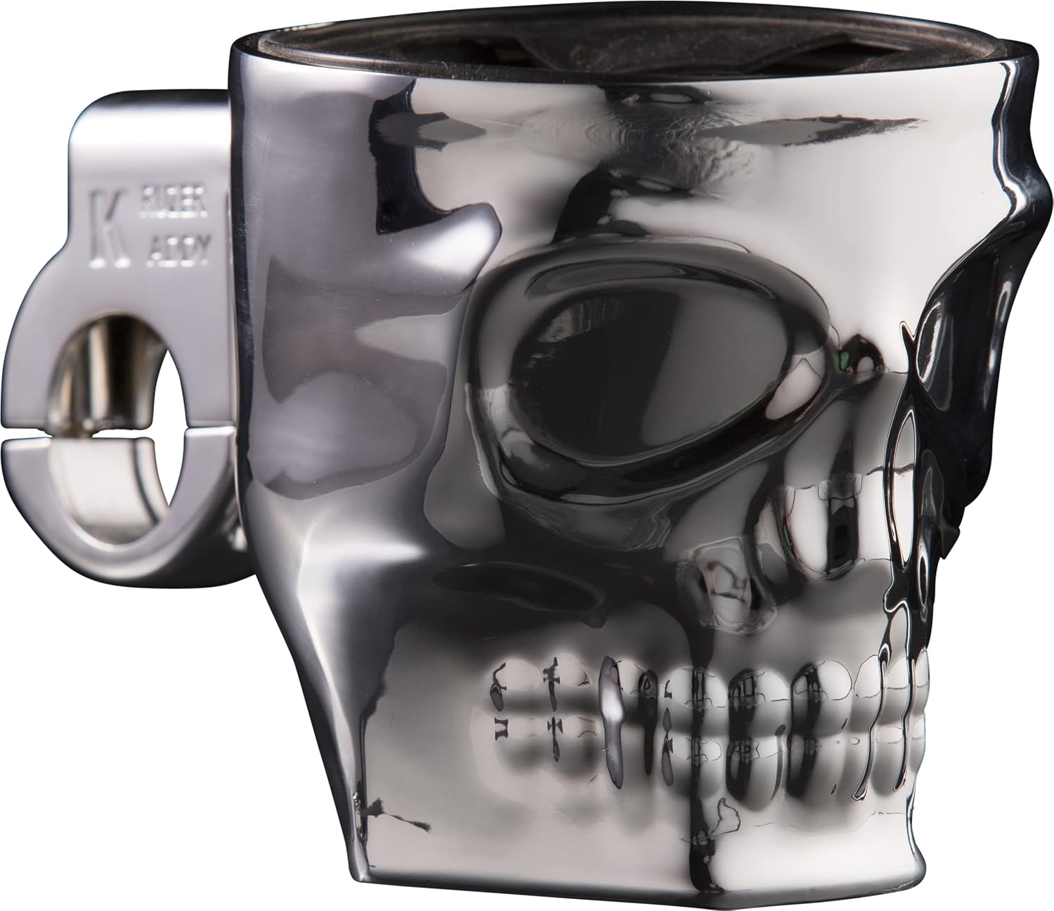 KK1075 Chrome Skull Bar Mount,1 Pack