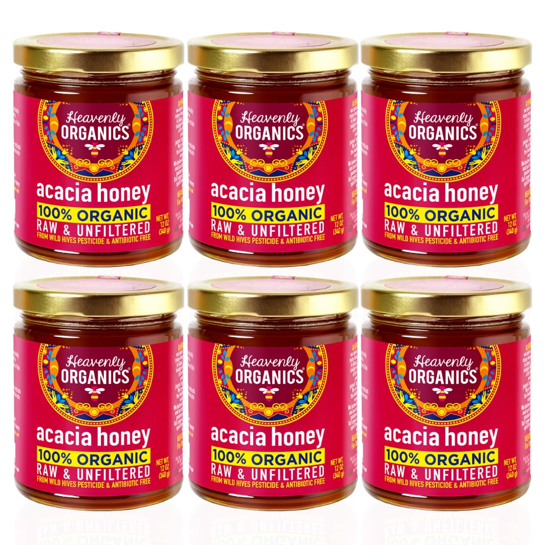 Heavenly Organics Organic Wild Forest Raw Neem Honey - 12 oz