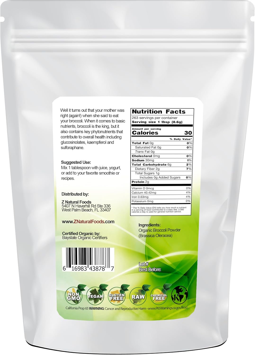 Z Natural Foods Organic Beet Root Powder - Vegan, Gluten Free, 16 oz