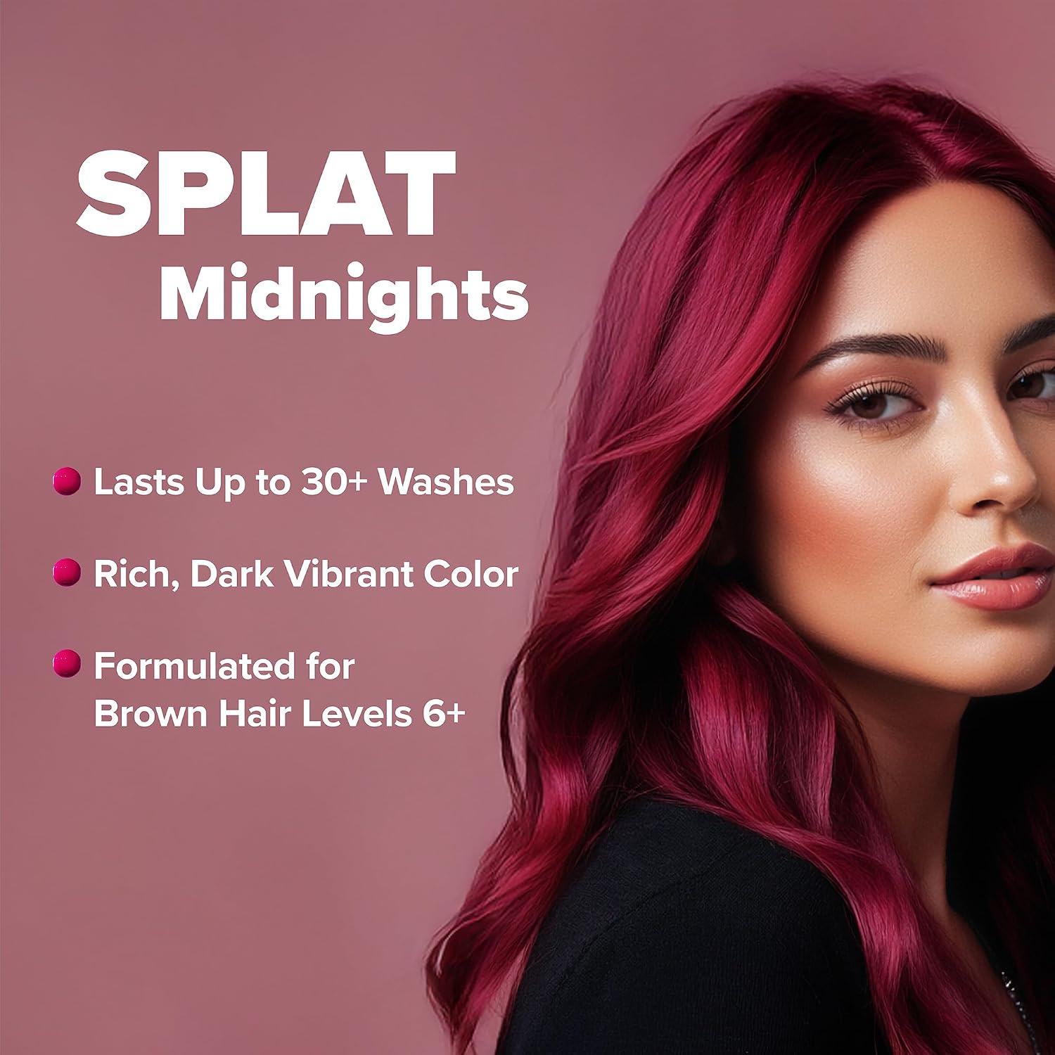Splat Midnight Magenta Semi Permanent Hair Dye Kit, 1 Application