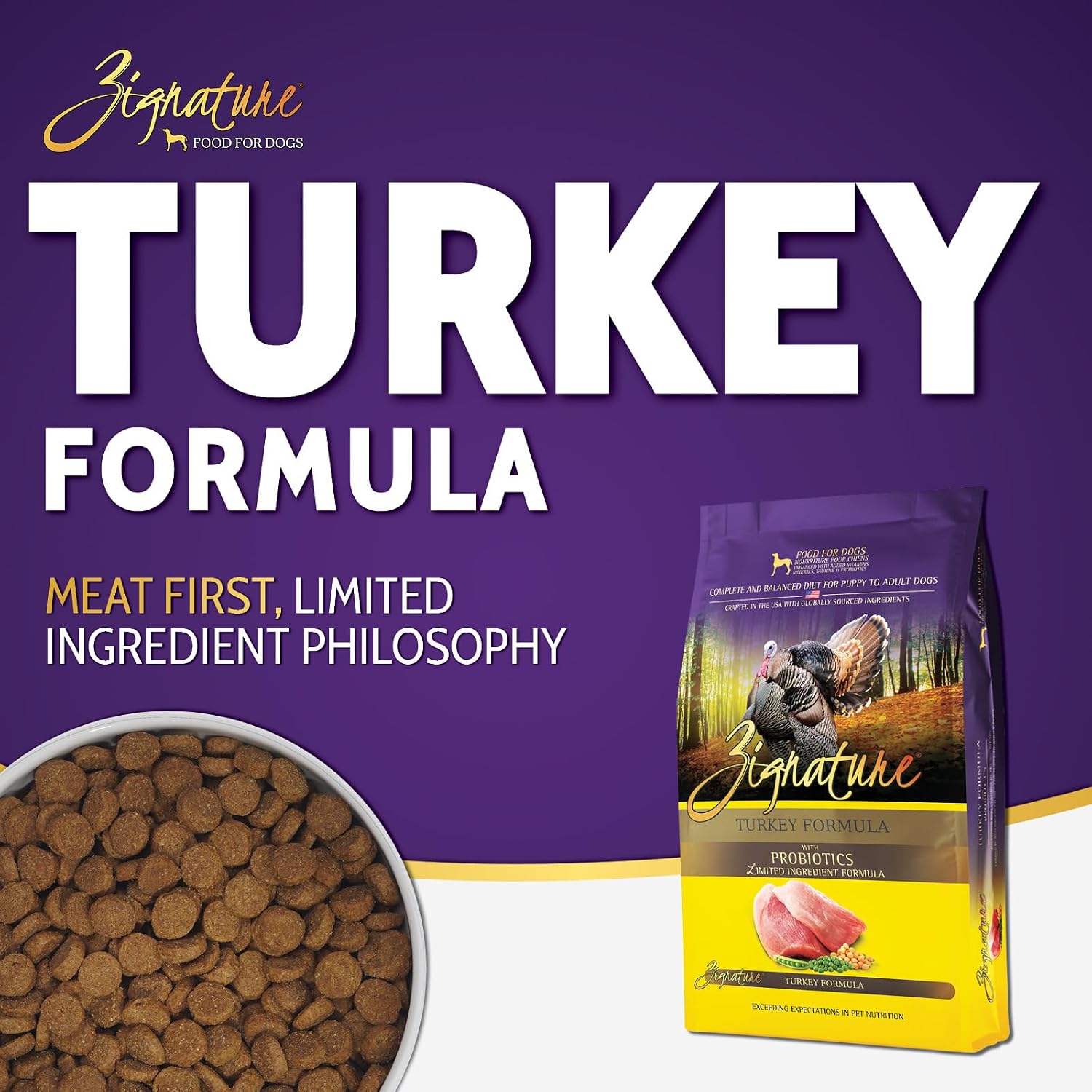 Zignature Dog Food, Kangaroo, 12.5 Pounds