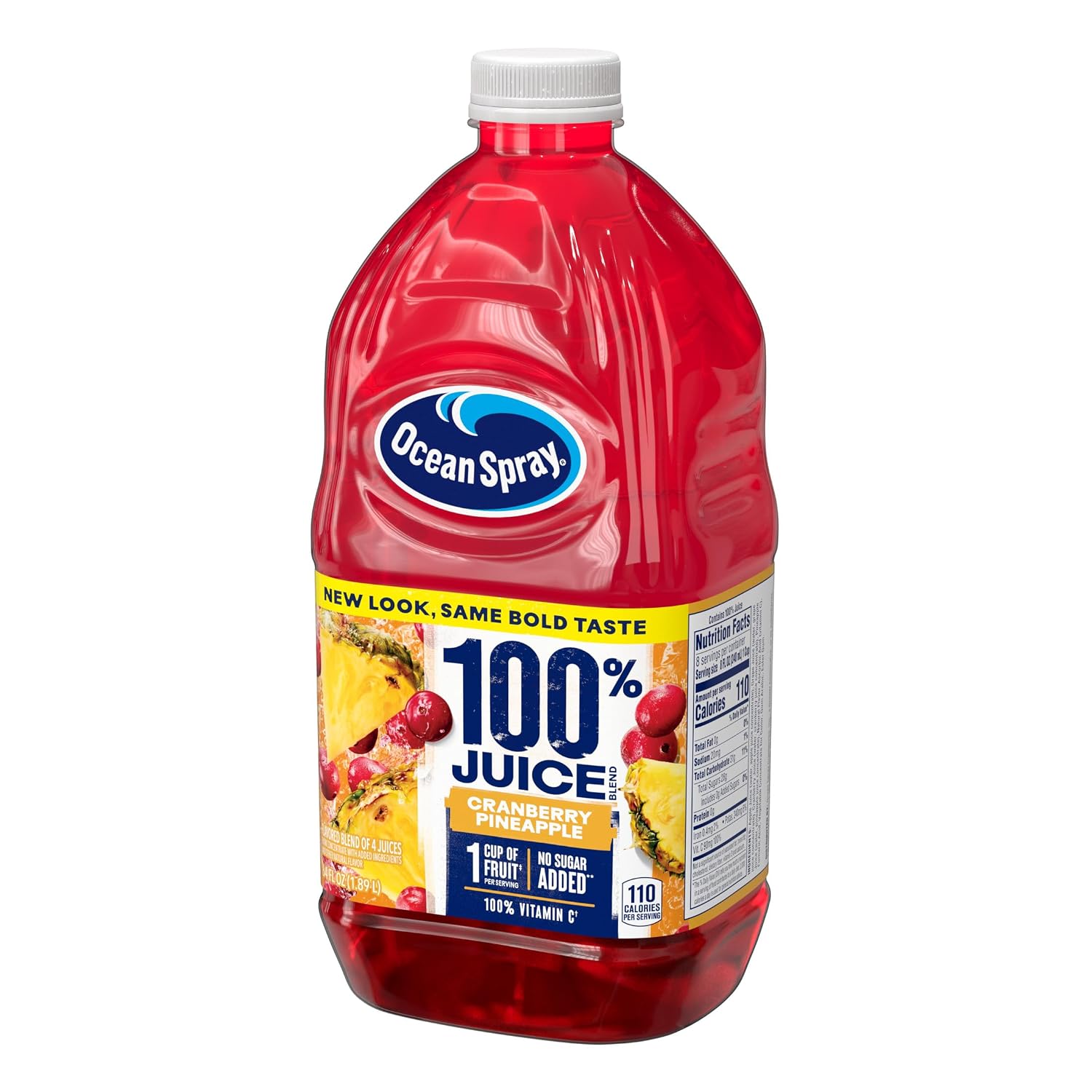 Ocean Spray 100% Apple Juice, 60 Fl Oz (Pack of 8)