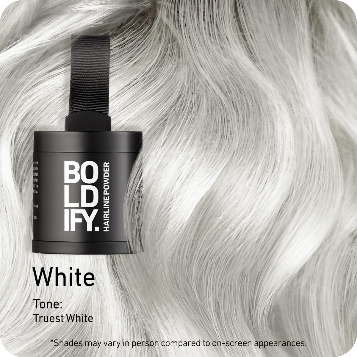 Boldify Hairline Powder, Root Touch Up Hair Color Dark Brown 4g