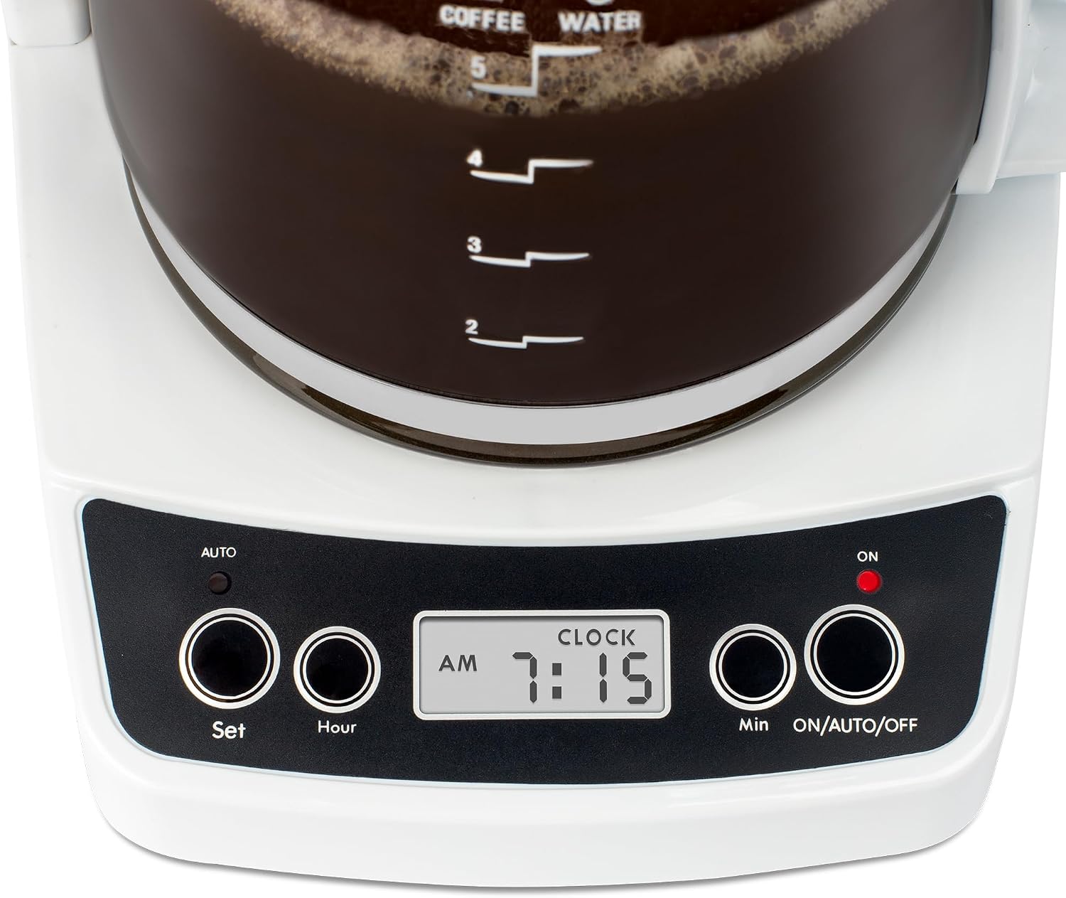 Capresso 5-Cup Mini Drip Coffee Maker, Black and Stainless Steel