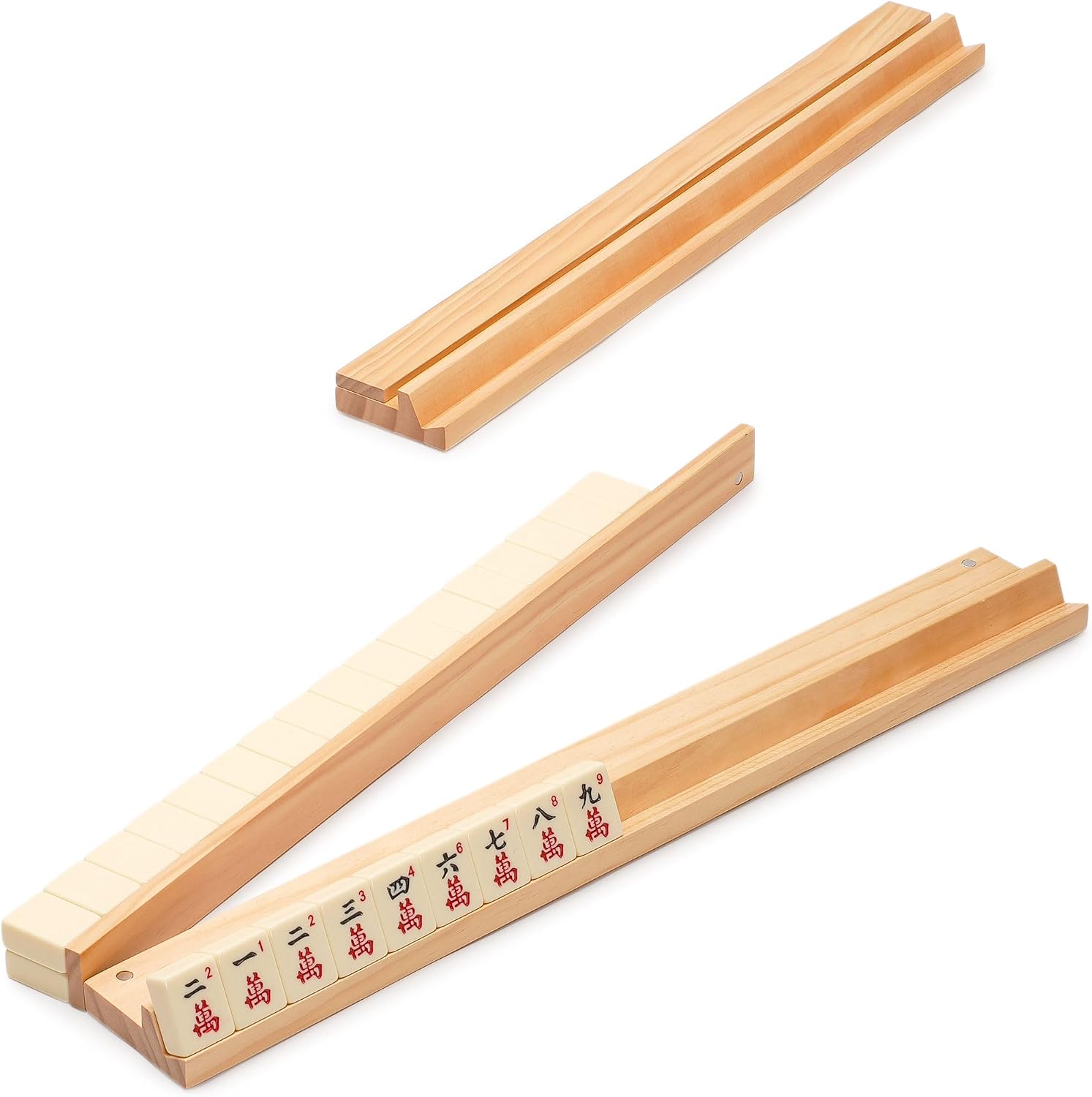 Yellow Mountain Imports American Mahjong Set – The Classic with 166 Tiles, Vintage Rosewood Veneer Case & Mahjong Accessories