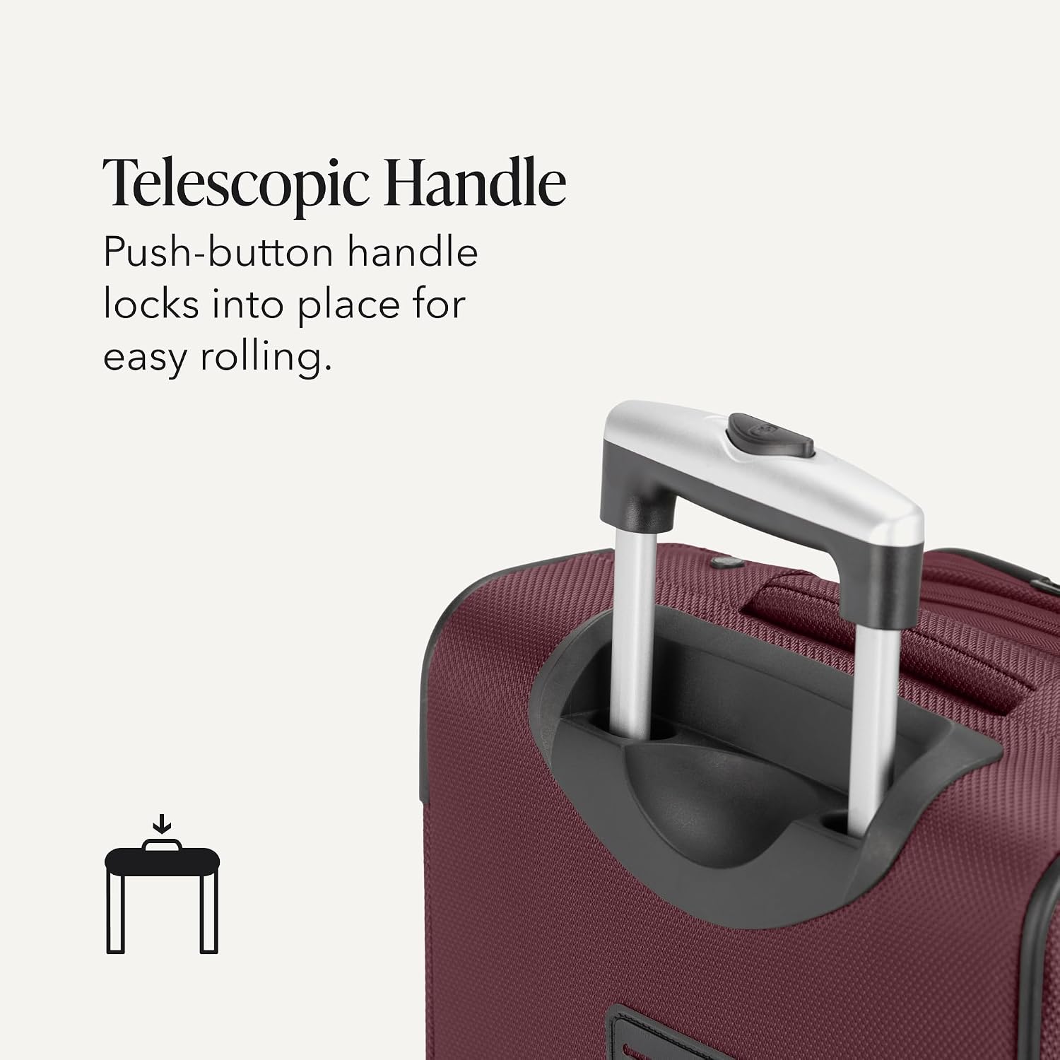 SWISSGEAR Sion Carry-On Spinner Luggage, Softside Expandable, Lightweight Suitcase, Dark Grey, 22.75-Inch