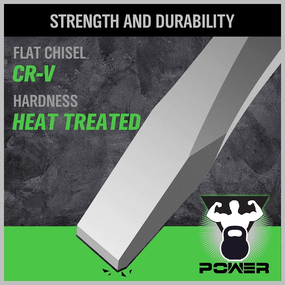 16-Piece Precision Punch & Chisel Set - Taper Punch, Pin Center Punch, Cold Chisels & Gauge for Versatile Applications