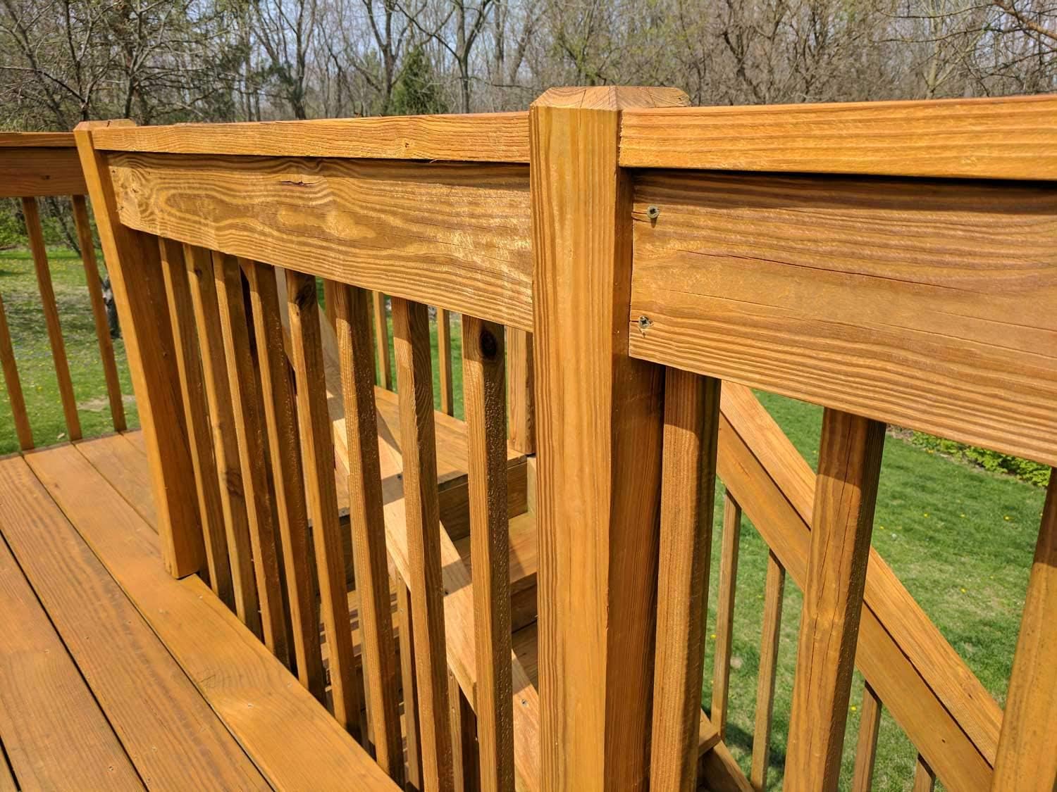 #1 Deck Premium Wood Stain - Semi-Transparent, Water Based, Sealer in One - 1 Gallon