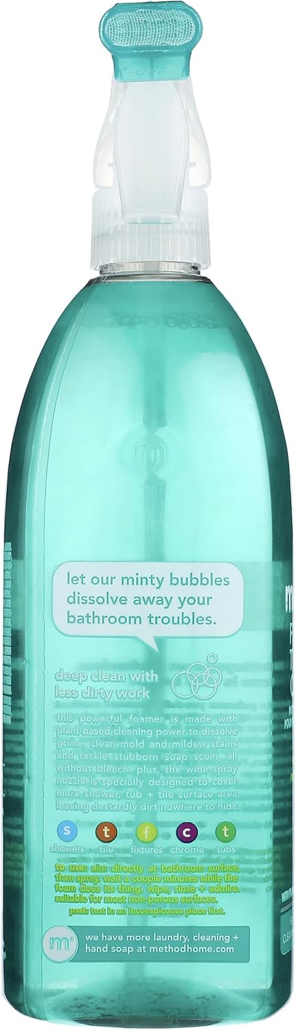 method Foaming Tub + Tile Cleaner, Eucalyptus Mint, 28 fl oz