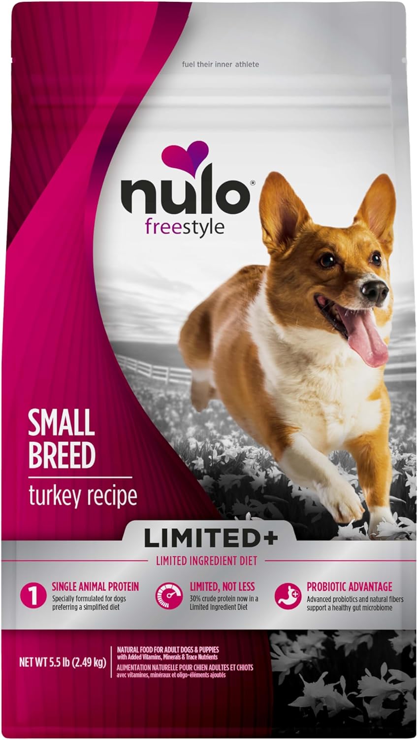 Nulo Freestyle Limited Ingredient Dry Dog Food for Small Breeds - High Protein Turkey Recipe, Natural Grain Free Dog Food for Food Sensitivities