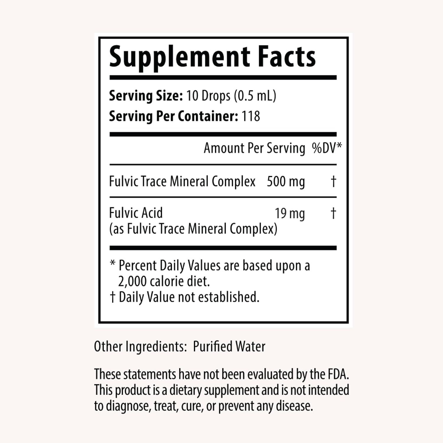 Drop Trace Minerals with Fulvic Acid, Liquid Ionic Mineral Drops with Electrolytes – 72+ Minerals, for Energy, Hydration & Gut Health – No Pills