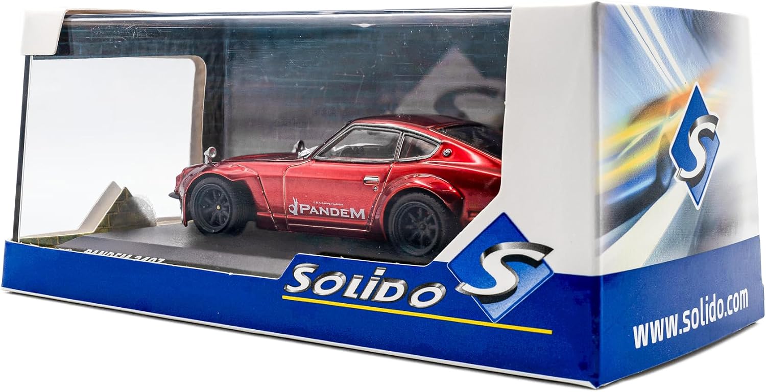 Solido 1:43 Scale Pandem 240Z Red 1973 Diecast Model Car S4316302