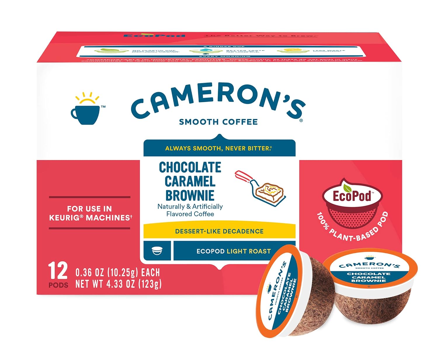 Cameron's Coffee Single Serve Pods, Kona Blend, 32 Count (Pack of 1)