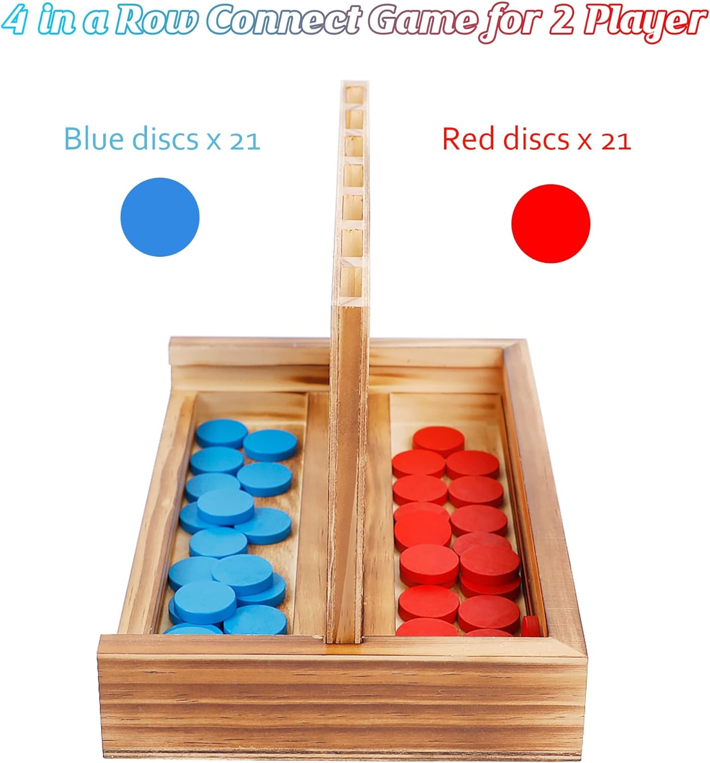 Glintoper Tic Tac Toe & 4 in a Row Tables Game Set