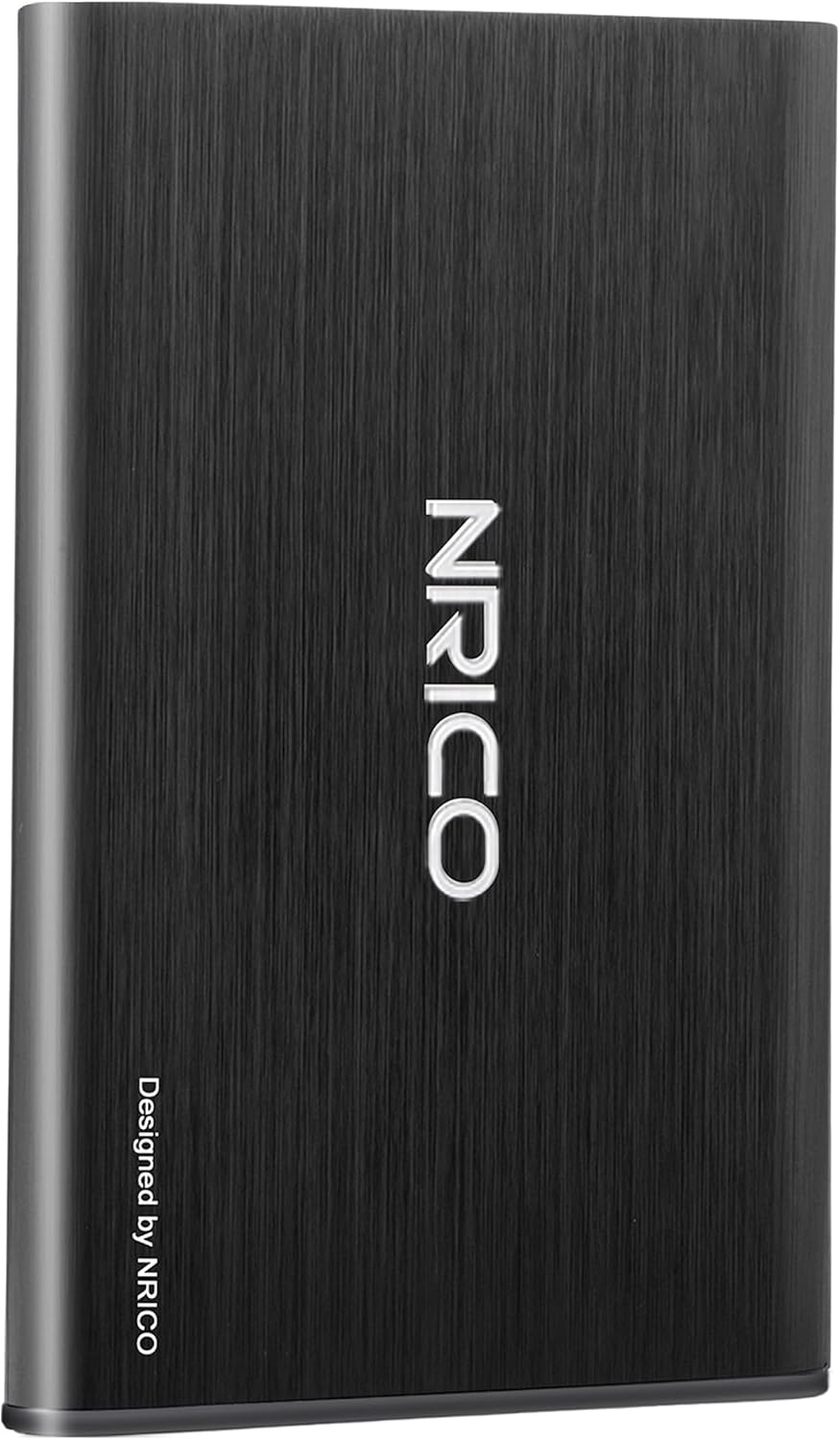NRICO Ultra Slim 500GB Portable External Hard Drive USB3.0 HDD Storage | Compatible for PC, Desktop, Laptop,Mac,PS4, Xbox one(BLACK, 500,GB) large capacity external storage,Plug and Play