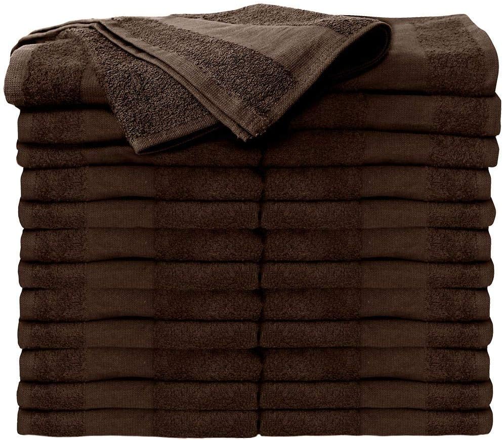 ForPro 24ct Bleach Tough Salon Towels, 16Wx27L in, Cool Grey, 100% Cotton | for Salon, Spa & Gym Use, Hand Towels, Bleach-Safe Salon Towels, Absorbent Spa Towels, Barber Towels, Salon & Spa Essentials
