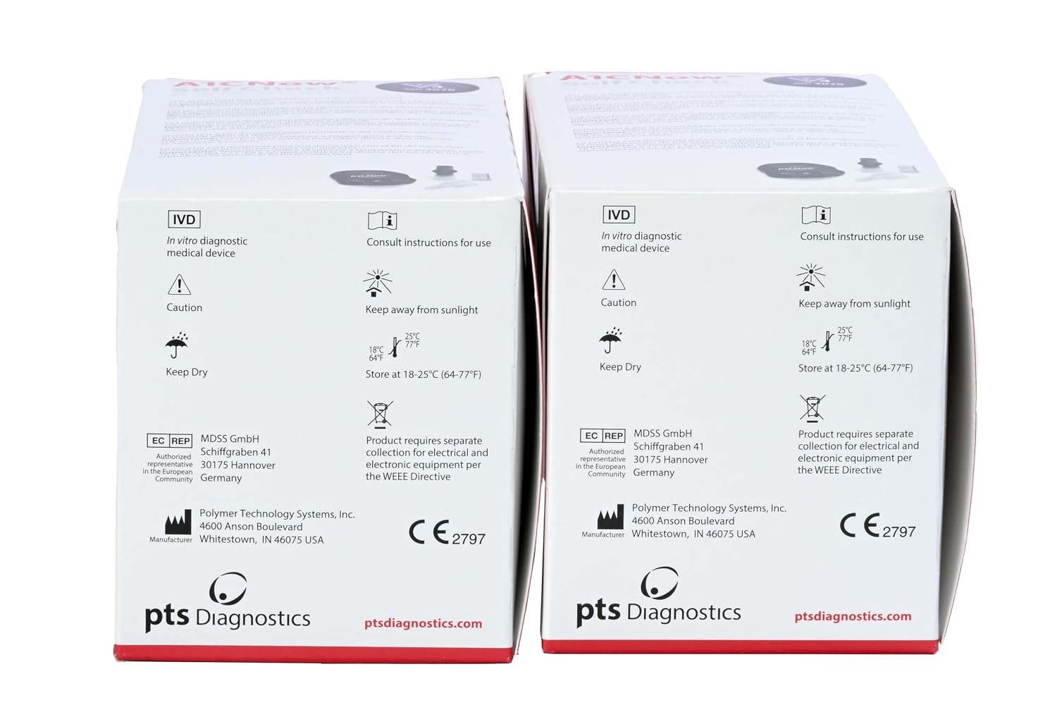 A1CNow glycated Hemoglobin - HbA1c, Hemoglobin A1C Multi-Test System 8 Tests